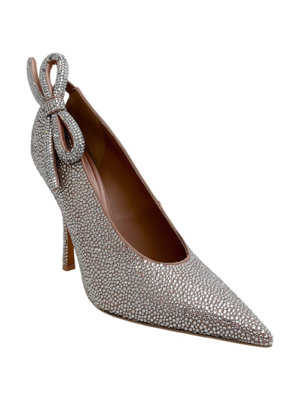 Valentino Nude Crystal Embellished Nite Out Pumps